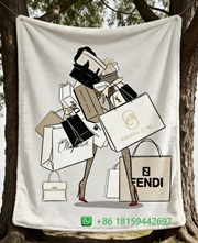 Fendi Throw Blankets